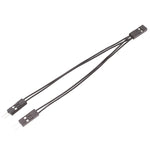 3 Stück DuPont Terminalkabel DuPont 2,54 Anschlusskabel 2Pin 1 zu 2 Kabel Ein Weiblich zu Zwei Männlich, 10cm