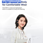 SOYTO SY227 Einseitiges Ohrbügel-Headset mit Kabel für Computer, 3,5mm, getrennte USB-Kabelsteuerung