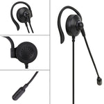 SOYTO SY227 Einseitiges Ohrbügel-Headset mit Kabel für Computer, 3,5mm, getrennte USB-Kabelsteuerung