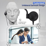 SOYTO SY227 Einseitiges Ohrbügel-Headset mit Kabel für Computer, 3,5mm, getrennte USB-Kabelsteuerung