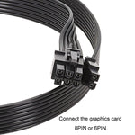 Für Corsair 18AWG Flachkabel Strommodulkabel Grafikkartenmodulkabel 8Pin zu 8Pin 6+2, 50cm Für Corsair, 60cm Für Corsair
