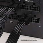 Für Corsair 18AWG Flachkabel Strommodulkabel Grafikkartenmodulkabel 8Pin zu 8Pin 6+2, 50cm Für Corsair, 60cm Für Corsair