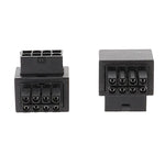 Motherboard CPU 8Pin Stromanschluss Interface Steuerungsheader 90 Grad Adapter, Positiver Bogen Typ A, Umgekehrte Kurve Typ B