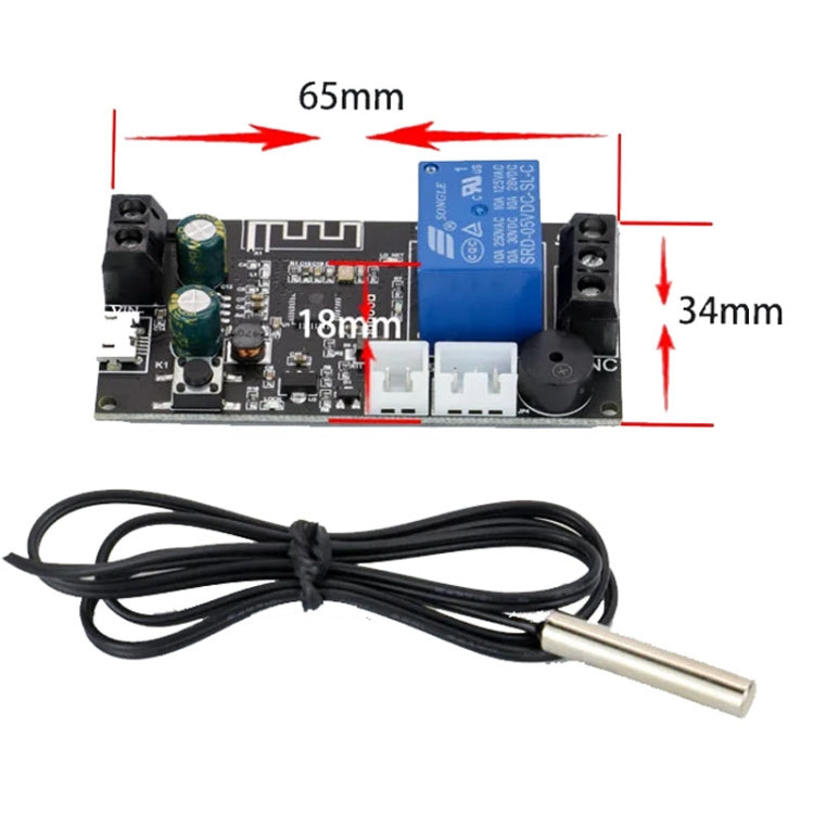 WIFI Kabelloses Handy-Fernthermostat-Steuermodul, ohne Display, Digitalröhrenanzeige, LCD-Anzeige