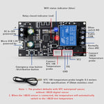 WIFI Kabelloses Handy-Fernthermostat-Steuermodul, ohne Display, Digitalröhrenanzeige, LCD-Anzeige