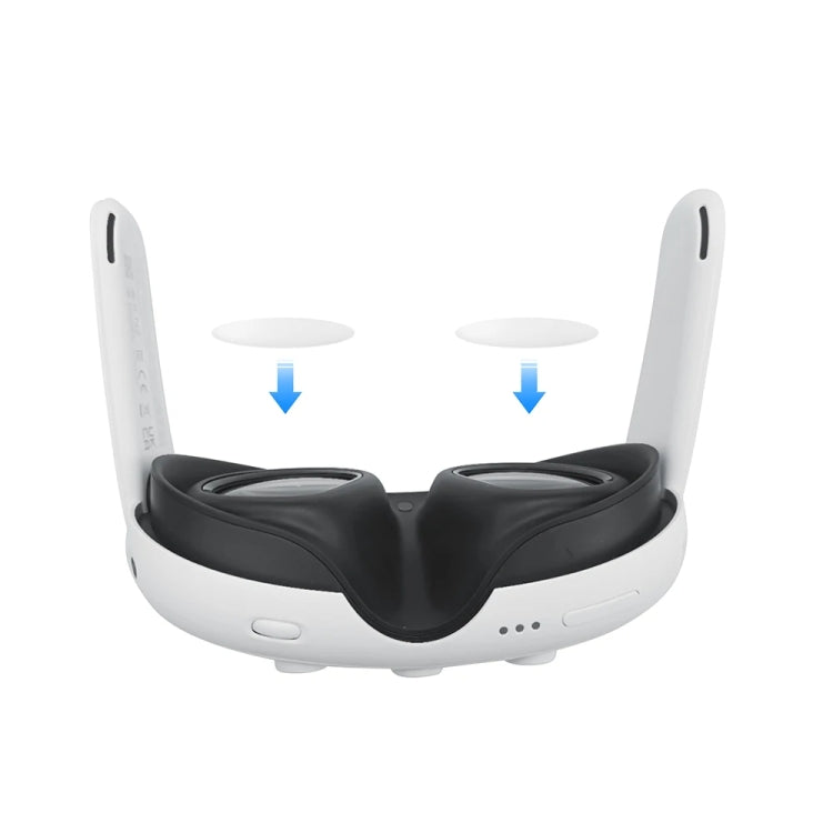 Für Meta Quest 3 Displayschutzfolien-Set aus gehärtetem Glas für Kameraobjektiv VR-Zubehör, Displayschutzfolien-Set