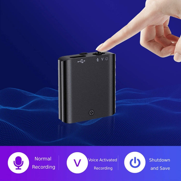 Q63 HD Geräuschunterdrückendes Magnetisches Sprach-Diktiergerät Tragbarer Intelligenter Sprachaktivierter Aufnahme-Stift, 4GB, 8GB, 16GB, 32GB