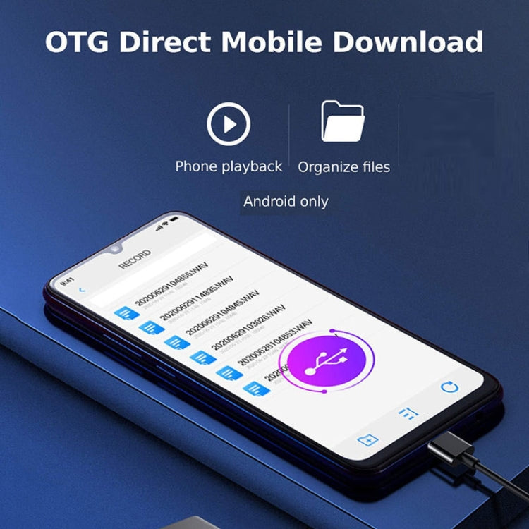 Q63 HD Geräuschunterdrückendes Magnetisches Sprach-Diktiergerät Tragbarer Intelligenter Sprachaktivierter Aufnahme-Stift, 4GB, 8GB, 16GB, 32GB