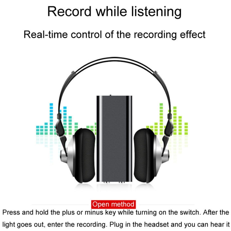 Q25 Intelligenter Voice Recorder mit Bildschirm HD Geräuschunterdrückung Rückklammer Sprachrekorder, 4GB, 8GB, 16GB, 32GB
