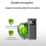 Q25 Intelligenter Voice Recorder mit Bildschirm HD Geräuschunterdrückung Rückklammer Sprachrekorder, 4GB, 8GB, 16GB, 32GB