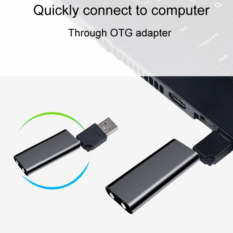 Q25 Intelligenter Voice Recorder mit Bildschirm HD Geräuschunterdrückung Rückklammer Sprachrekorder, 4GB, 8GB, 16GB, 32GB