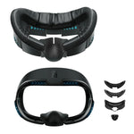 AMVR Q3FC1 für Meta Quest3 Maske aus Eisseide, atmungsaktives Ledermaterial