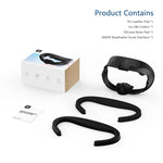 AMVR Q3FC1 für Meta Quest3 Maske aus Eisseide, atmungsaktives Ledermaterial
