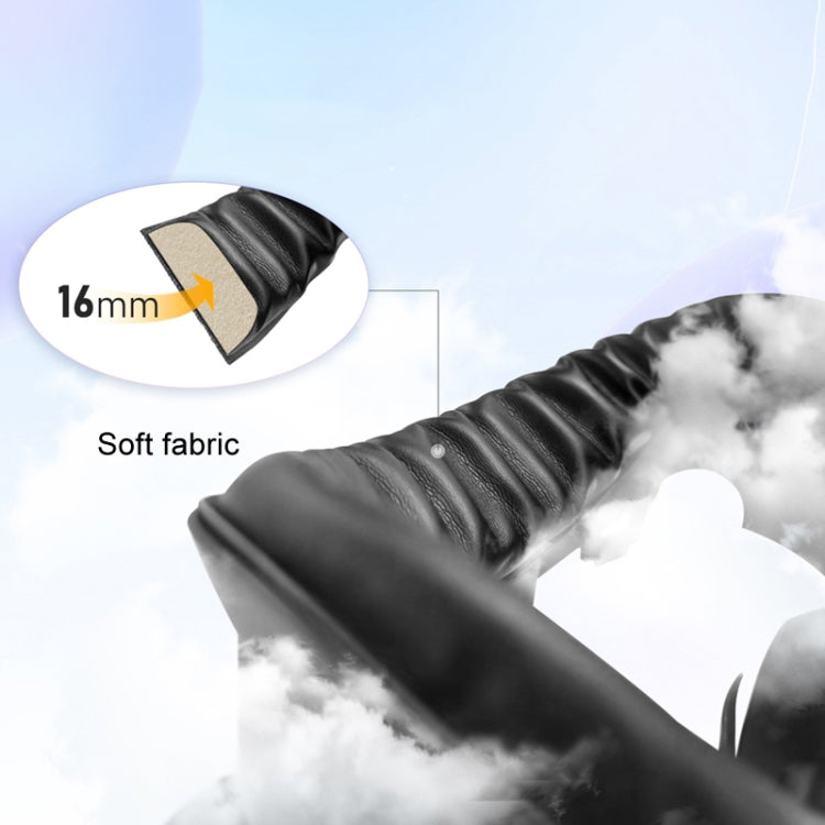 AMVR Q3FC1 für Meta Quest3 Maske aus Eisseide, atmungsaktives Ledermaterial