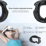 AMVR Q3FC1 für Meta Quest3 Maske aus Eisseide, atmungsaktives Ledermaterial