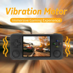 ANBERNIC RG35XX H Handheld-Spielkonsole, 3,5-Zoll-IPS-Bildschirm, Linux-System, 64 GB, 64 GB + 128 GB