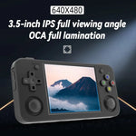 ANBERNIC RG35XX H Handheld-Spielkonsole, 3,5-Zoll-IPS-Bildschirm, Linux-System, 64 GB, 64 GB + 128 GB