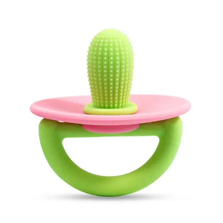 Silikon Kaktus Beißring Baby Anti-Zahnung Stäbchen Spielzeug