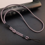 Doppelverwendung abnehmbarer verstellbarer Handy-Lanyard Anti-Verlust Handgelenkschlaufe, Hellbraun, Schwarz und Blau, Rosa