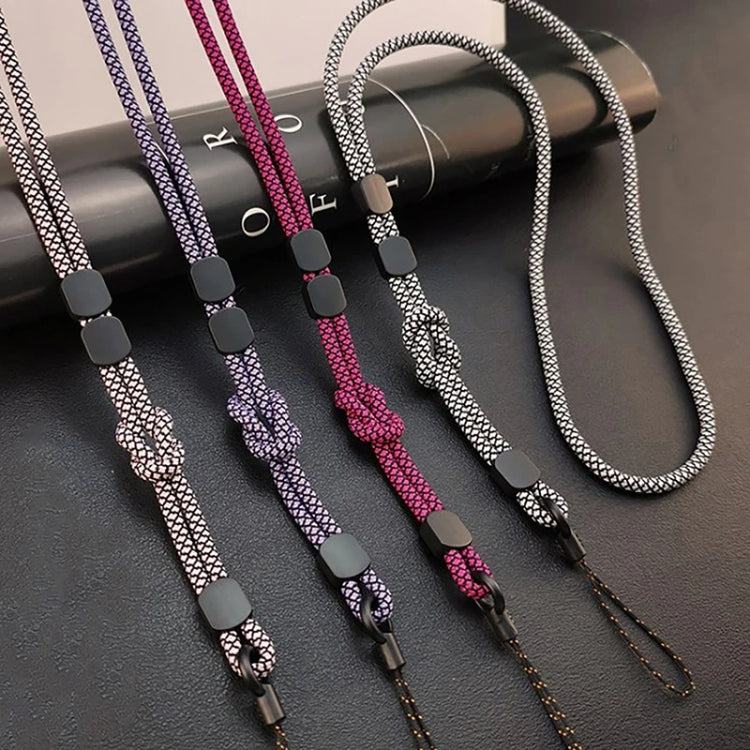 Doppelverwendung abnehmbarer verstellbarer Handy-Lanyard Anti-Verlust Handgelenkschlaufe, Hellbraun, Schwarz und Blau, Rosa