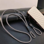 Doppelverwendung abnehmbarer verstellbarer Handy-Lanyard Anti-Verlust Handgelenkschlaufe, Hellbraun, Schwarz und Blau, Rosa