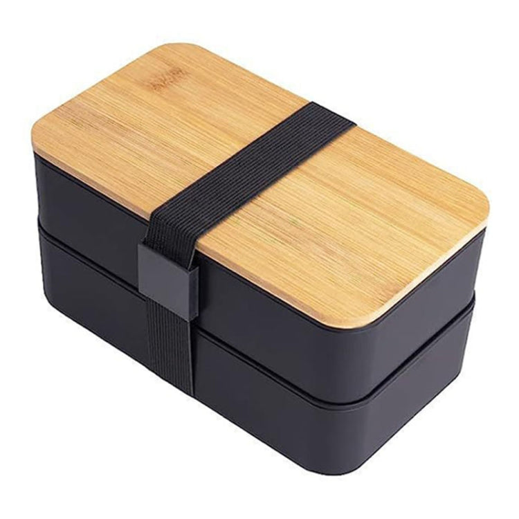 1200ml Portable Lunchbox mit Fächern, isoliert, doppelwandig, mikrowellengeeignet, Kunststoff-Lebensmittelbehälter, ohne Isoliertasche Schwarz, ohne Isoliertasche Weiß, mit Isoliertasche Schwarz, mit Isoliertasche Weiß