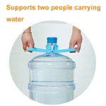 Verdickter Reinwasser-Eimer Wasserheber Arbeitssparende Wasserhebehilfe, Gelb, Blau
