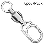 5 Stück / Pack PROBEROS DAC006 Köder 8-Typ Ringe Verbinder Hochgeschwindigkeitslager Wirbel Ovalstift Angelzubehör, 22mm, 23mm, 25mm, 30mm, 35mm