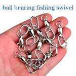 5 Stück / Pack PROBEROS DAC006 Köder 8-Typ Ringe Verbinder Hochgeschwindigkeitslager Wirbel Ovalstift Angelzubehör, 22mm, 23mm, 25mm, 30mm, 35mm