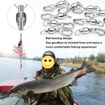 5 Stück / Pack PROBEROS DAC006 Köder 8-Typ Ringe Verbinder Hochgeschwindigkeitslager Wirbel Ovalstift Angelzubehör, 22mm, 23mm, 25mm, 30mm, 35mm