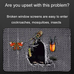 5cm x 5m Türvorhang Moskitonetz Fenstergitter Anti-Mücken-Reparaturzuschuss, 5cm x 5m