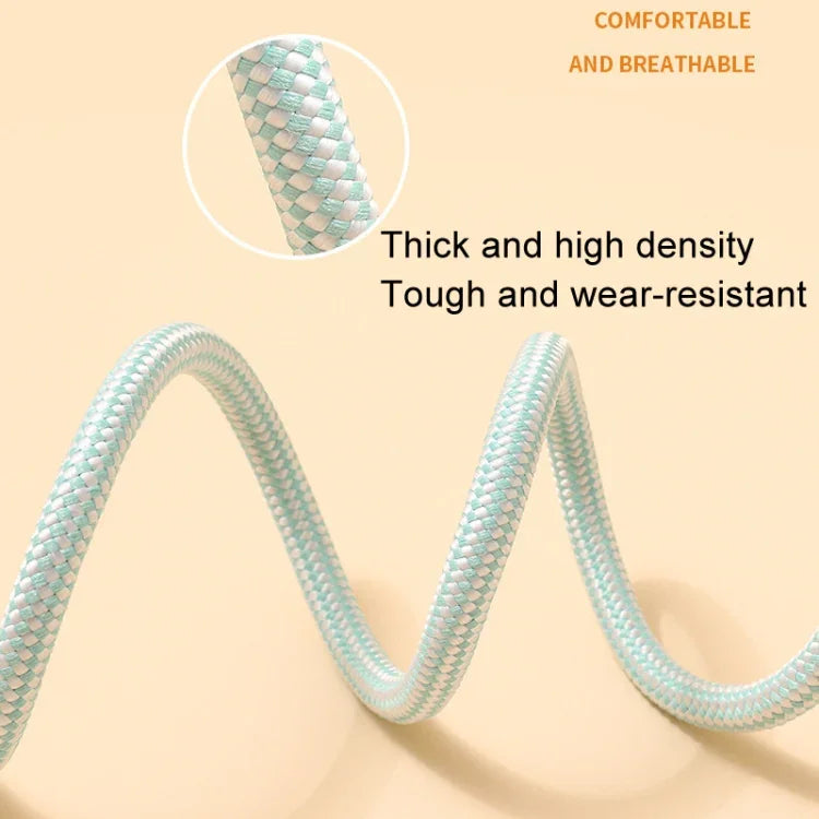 Dog Traction Rope Mid Large Dog Universal Safety Buckle Chain Circle, 1.5m x 0.6cm, 1.5m x 0.8cm, 1.5m x 1cm, 1.8m x 0.6cm, 1.8m x 0.8cm, 1.8m x 1cm