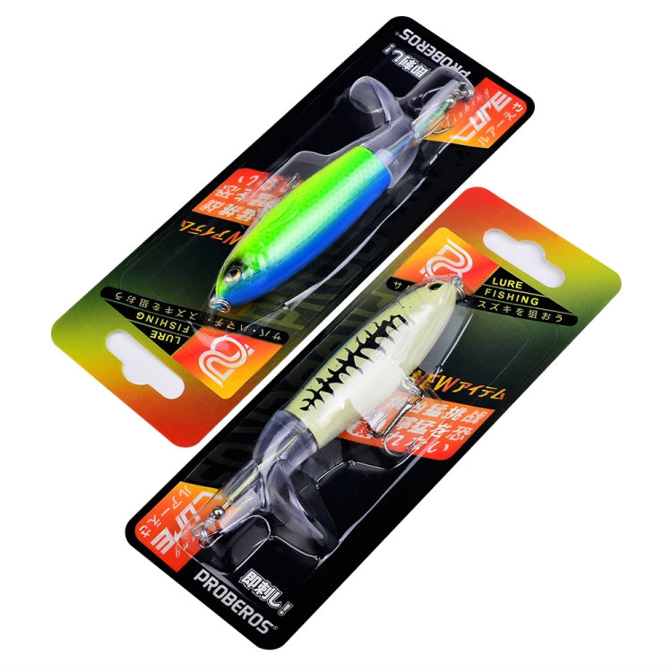 PROBEROS DW601 360 Grad Drehbarer Propellerköder Topwater Festgebundener Trecker Schwimmender Kunstfischköder, 10,5cm/13,5g, 11,5cm/16,5g, 14,5cm/32,5g