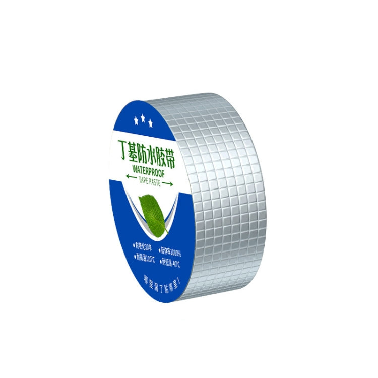 1,2 mm dickes Butyl-Dichtband selbstklebend Aluminiumfolienband, 5 cm x 5 m, 10 cm x 5 m, 15 cm x 5 m, 20 cm x 5 m, 5 cm x 10 m, 10 cm x 10 m