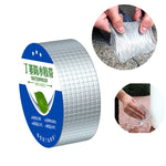1,2 mm dickes Butyl-Dichtband selbstklebend Aluminiumfolienband, 5 cm x 5 m, 10 cm x 5 m, 15 cm x 5 m, 20 cm x 5 m, 5 cm x 10 m, 10 cm x 10 m