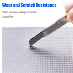 1,2 mm dickes Butyl-Dichtband selbstklebend Aluminiumfolienband, 5 cm x 5 m, 10 cm x 5 m, 15 cm x 5 m, 20 cm x 5 m, 5 cm x 10 m, 10 cm x 10 m