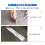 1,2 mm dickes Butyl-Dichtband selbstklebend Aluminiumfolienband, 5 cm x 5 m, 10 cm x 5 m, 15 cm x 5 m, 20 cm x 5 m, 5 cm x 10 m, 10 cm x 10 m
