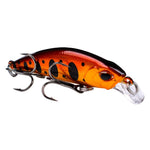 5,3cm 4,6g Sinkender Minnow Köder Langwurf Bionischer Kunststoff Hartköder Angelgerät, PROBEROS DW577 8003 Haken, PROBEROS DW578 Normaler Haken