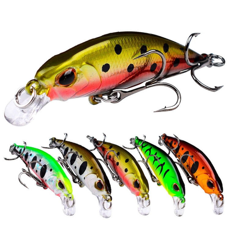 5,3cm 4,6g Sinkender Minnow Köder Langwurf Bionischer Kunststoff Hartköder Angelgerät, PROBEROS DW577 8003 Haken, PROBEROS DW578 Normaler Haken