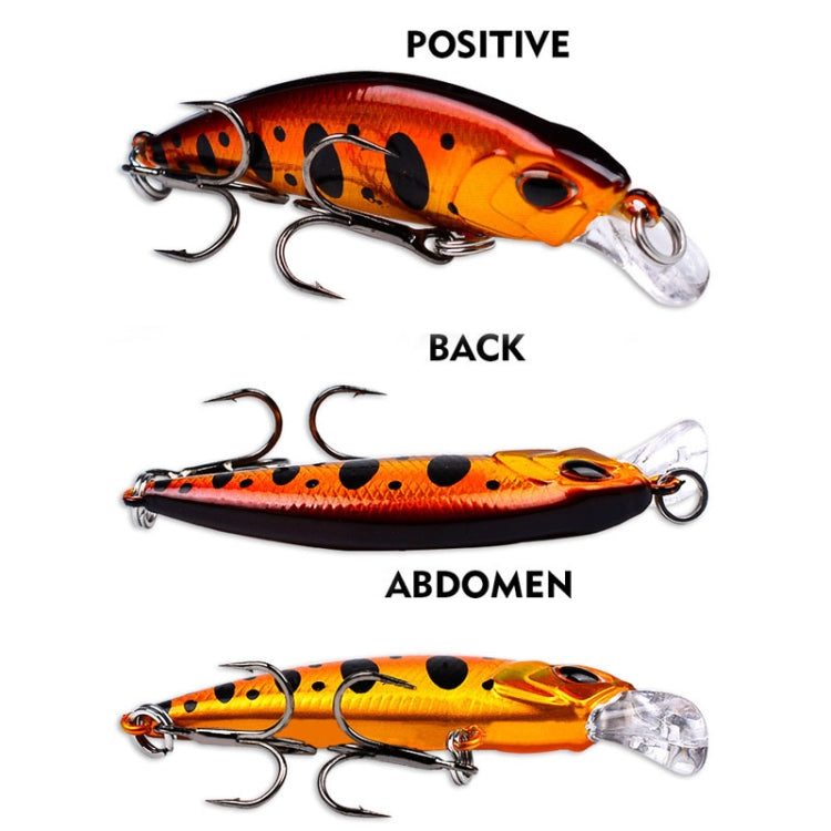 5,3cm 4,6g Sinkender Minnow Köder Langwurf Bionischer Kunststoff Hartköder Angelgerät, PROBEROS DW577 8003 Haken, PROBEROS DW578 Normaler Haken
