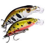 5,3cm 4,6g Sinkender Minnow Köder Langwurf Bionischer Kunststoff Hartköder Angelgerät, PROBEROS DW577 8003 Haken, PROBEROS DW578 Normaler Haken