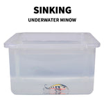 5,3cm 4,6g Sinkender Minnow Köder Langwurf Bionischer Kunststoff Hartköder Angelgerät, PROBEROS DW577 8003 Haken, PROBEROS DW578 Normaler Haken