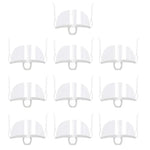 10 Stück/Beutel Wiederverwendbare transparente Restaurant-Maske Koch Anti-Beschlag und Anti-Spritzer Kunststoffmasken