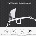 10 Stück/Beutel Wiederverwendbare transparente Restaurant-Maske Koch Anti-Beschlag und Anti-Spritzer Kunststoffmasken