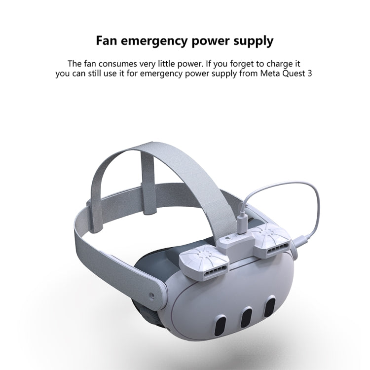 Für Meta Quest 3 Luftzirkulation Wärmeableitung Ersatzmaske mit Ventilator Anti-Beschlag VR Masken Zubehör, mit Ventilator