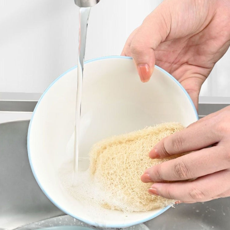 Natürlicher Luffa-Geschirrspülbürste, Geschirrspülwerkzeug, Luffa-Spüllappen-Bürste, Weich Quadratisch, Weich Ellipsenförmig, Hart Quadratisch, Hart Ellipsenförmig