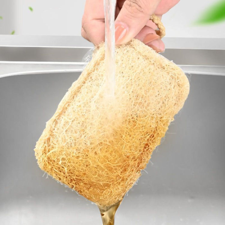 Natürlicher Luffa-Geschirrspülbürste, Geschirrspülwerkzeug, Luffa-Spüllappen-Bürste, Weich Quadratisch, Weich Ellipsenförmig, Hart Quadratisch, Hart Ellipsenförmig