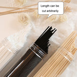 Rattan Aromatherapie-Stick, Blumenwasser-Diffusor, Hotel-Geruchsneutralisierender Diffusor-Stick, 100 Stück/Box 3mmx20cm, 100 Stück/Box 3mmx25cm, 100 Stück/Box 3mmx30cm, 50 Stück/Box 3mmx20cm, 50 Stück/Box 3mmx25cm, 50 Stück/Box 3mmx30cm