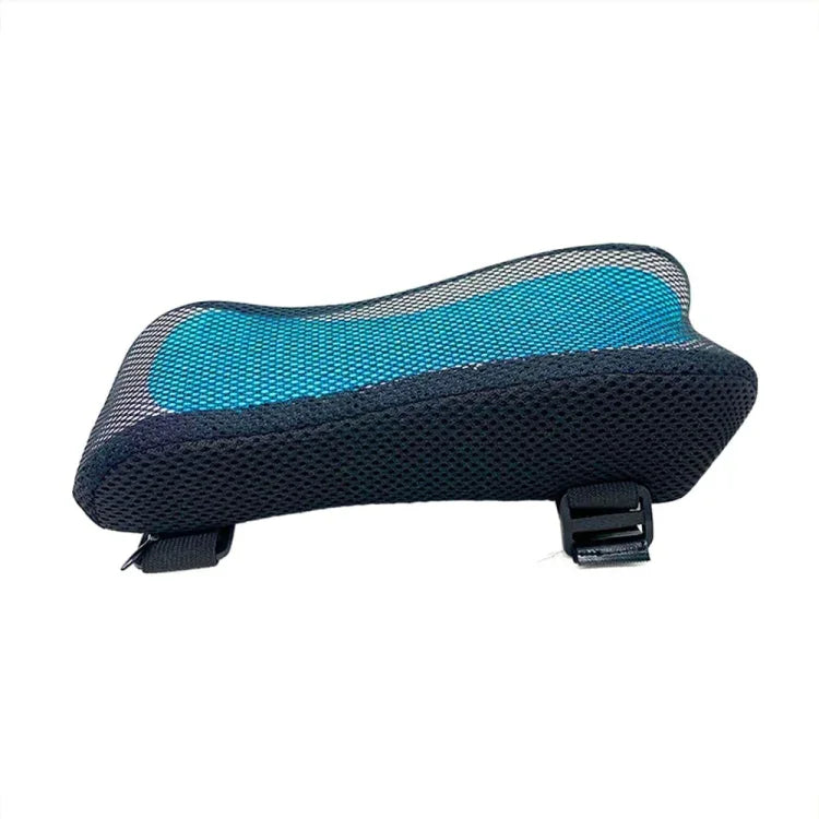 Geschwungene dreidimensionale Memory Foam Bürostuhl-Armlehnenauflage, Schwarz, Gelraster, Raster, Graues Raster, Grau