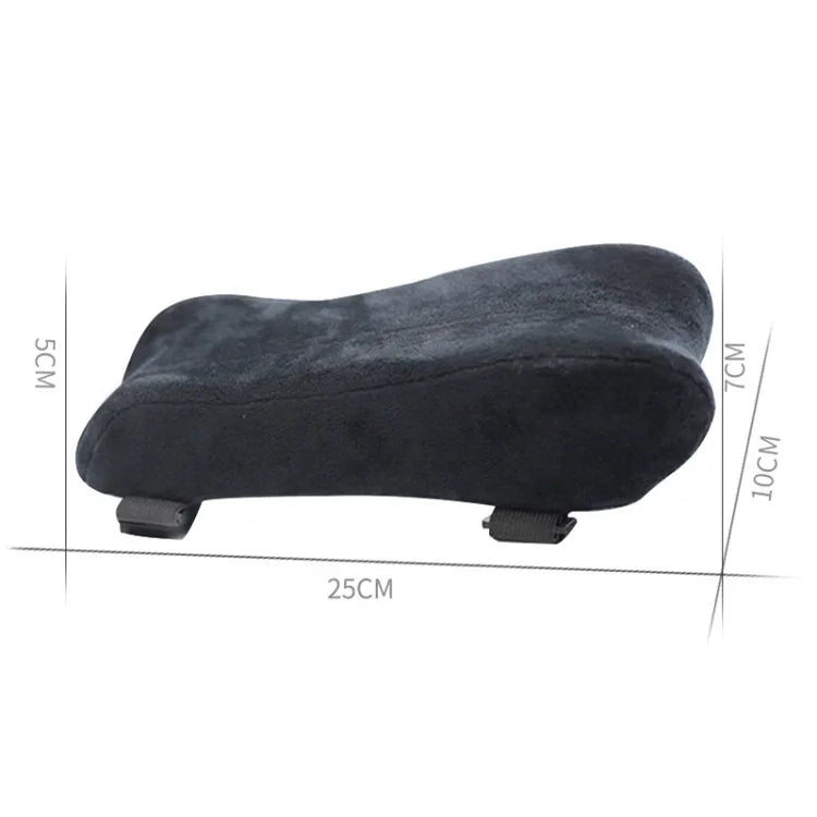 Geschwungene dreidimensionale Memory Foam Bürostuhl-Armlehnenauflage, Schwarz, Gelraster, Raster, Graues Raster, Grau